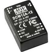 MEAN WELL DCW12A-15 DC/DC-converter 12 W Aantal uitgangen: 2 x Inhoud 1 stuk(s)