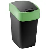 Keter Flip-Bin Afvalbak Zwart/Groen 9L