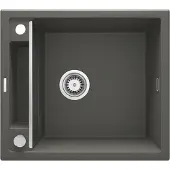 Deante - Granitoppervlakte met magnetische eigenschappen, 1-delig, 56x50 cm, antraciet metallic