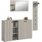 Ebuy24 Station garderobe opstelling eik decor.