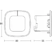 Steinel IR QUATTRO SLIM XS COM1 bewegingsmelder 032951 (032951)