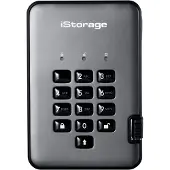 ISTORAGE diskAshur PRO² - Disque dur - chiffré - 500 Go - externe (portable) - USB 3.1 - FIPS 197 SHA 256 bits 256-bit AES-XTS - Conformité TAA