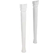 Hak Antik Wastafelsteunpoot (2 stuks), wit