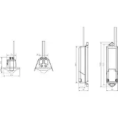Theben AG, thePiccola P360-100 DE, witte bewegingsmelder, inbouwmodel, artikelnummer 2090200