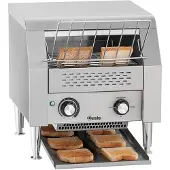 Bartscher doorstroomtoaster, roestvrij staal