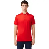 Lacoste Heren Krokodillen Poloshirt (Roodbruin/Navy)