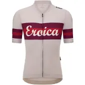 Santini - Eroica Timo S/S Jersey - Fietsshirt XS, grijs