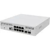 Mikrotik Cloud Router Switch 310-8G+2S+IN with 800 Mhz CPU, 256 MB RAM, 8 x 2.5Gigabit Ethernet ports, 2 x SFP+ cages , RouterOS L5, desktop enclosure, rackmount ears, PSU
