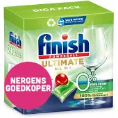 Finish Ultimate All In 1 Vaatwastabletten 0% 210 Stuks