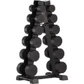 Centr Dumbbell Toren met 12-delige dumbbellset - 4 t/m 14 kg