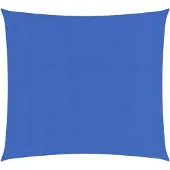 vidaXL Zonnezeil 160 g/m² 2x2,5 m HDPE blauw