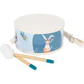Small Foot Muziekinstrument voor kinderen - COMPANY - Groovy Beats Trommel - Blauw - 3 tot 8 jaar - Hout
