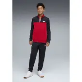 Puma Joggingpak bloedrood / zwart / wit