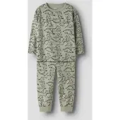 Name it Nachtkledij beige / groen / donkergroen