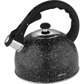 King Hoff 1406 - Fluitketel - RVS - 2,6 L - Zwart