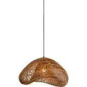 Light & Living Rotan hanglamp Janzur Ø 54cm - donkerbruin
