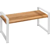 Wenko Keukenrek, model Louisa, met plank van acaciahout
