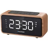 Blaupunkt Radio Wekker FM Bluetooth 60 Stations Geheugen LED Display Klok met dubbel Alarm en Sluimerfunctie