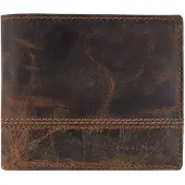 Greenland Klassieke portemonnee leer 12,5 cm - Dames - Horizontaal - brown