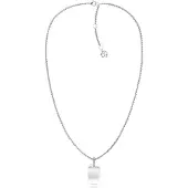 Tommy Hilfiger TJ2780861 Dames Ketting - Collier - Sieraad - Schakelketting - Staal - Zilverkleurig - Venetiaans - 50 cm lang