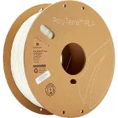 Polymaker Mat PLA-filament Katoen Wit 1,75 mm 1 kg 3D-printfilament PolyTerra 3D-printer PLA-filament