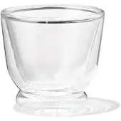 HEMA Espressomok 100ml Borosilicaatglas Dubbelwandig Stapelbaar (transparant)