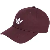 Adidas Unisex Originals Adicolor Baseball Cap Maroon Maat: OS Children | Hoeden Outlet | Unisex