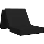 vidaXL Vouwbare Sofa Bed 90 x 63 x 45 cm Zwart