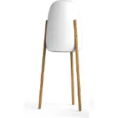Newgarden Rocket 145 vloerlamp In & Uit Rocket, dimbaar, hout licht, Hout