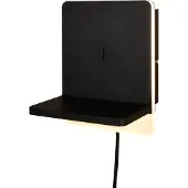 TRIO FAIRFIELD - Wandlamp - Zwart mat - incl. 1x SMD 9 W - Bewegingssensor - Niet extern dimmerbaar