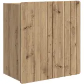 vidaXL Wandkast 59 x 31 x 64 cm Bewerkt hout Artisanaal eiken