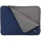 Mobilis 049022 laptoptas 40,6 cm (16") Opbergmap/sleeve Grijs, Marineblauw