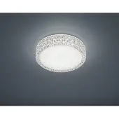 TRIO Kristal plafonnière Pegasus met sterren effect wit