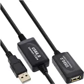InLine actieve USB naar USB verlengkabel - USB2.0 - tot 0,5A - 25 meter