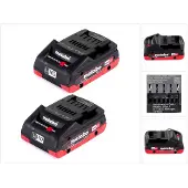 Metabo Gereedschap batterijen + laders, Batterijset (18 V)