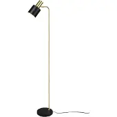 TRIO Design leeslamp Adam Zwart met goud