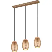 RL LIVE YOUR LIGHT REALITY BIDAR - Hanglamp - Koffie - excl. 3x E27 28W