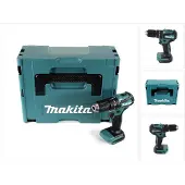 Makita Boormachine + slagboor, DHP 483 ZJ Accu Klopboormachine 18V 40Nm Solo in Makpac (Oplaadbare batterij)