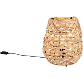 TRIO Landelijke tafellamp Jean Ø 29cm rotan