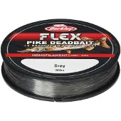 Berkley Flex Pike Deadbait Grijs - 300 meter, lijntje voor doodevis, diameter: 0,30 mm, draagkracht: 6,8 kg
