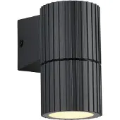TRIO Wandlamp buiten Parana, dimbaar, zwart, Aluminium, Modern, Wandlamp buiten