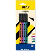Staedtler Noris 307 307-S BK4 Fineliner 4 stuk(s)