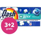 Dash 3+2 Gratis: Wasmiddelcapsules 4in1 Pods Katoen Fris 26 Stuks