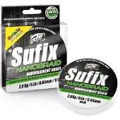 Sufix Nanobraid Braided Line 100 M Geel 0.080 mm