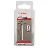 Bosch BOOR HSS TWEEZIJDIG GESLEPEN 4,2 X 14 X 55 MM 10X