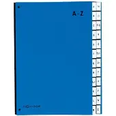 Pagna sorteermap Color A-Z, ook voor oversized maten, polypropeen, blauw