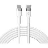 Forever USB-C naar USB-C Kabel 1m PD 60W Snelladen Wit