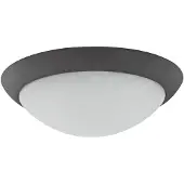 WESTINGHOUSE LED-plafondlamp 6308940, dimbaar, brons / oud-messing, Woon-/ Eetkamer, Glas, Antiek, LED plafondlamp