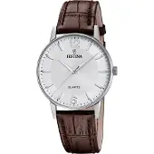 Festina Kwartshorloge Horloge, herenhorloge, leren band, analoog