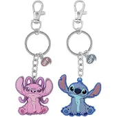 Disney Stitch & Angel BFF Keychain Set